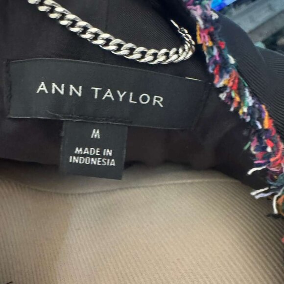 Rainbow Boucle Tweed Jacket M fringe long EUC - Picture 3 of 8